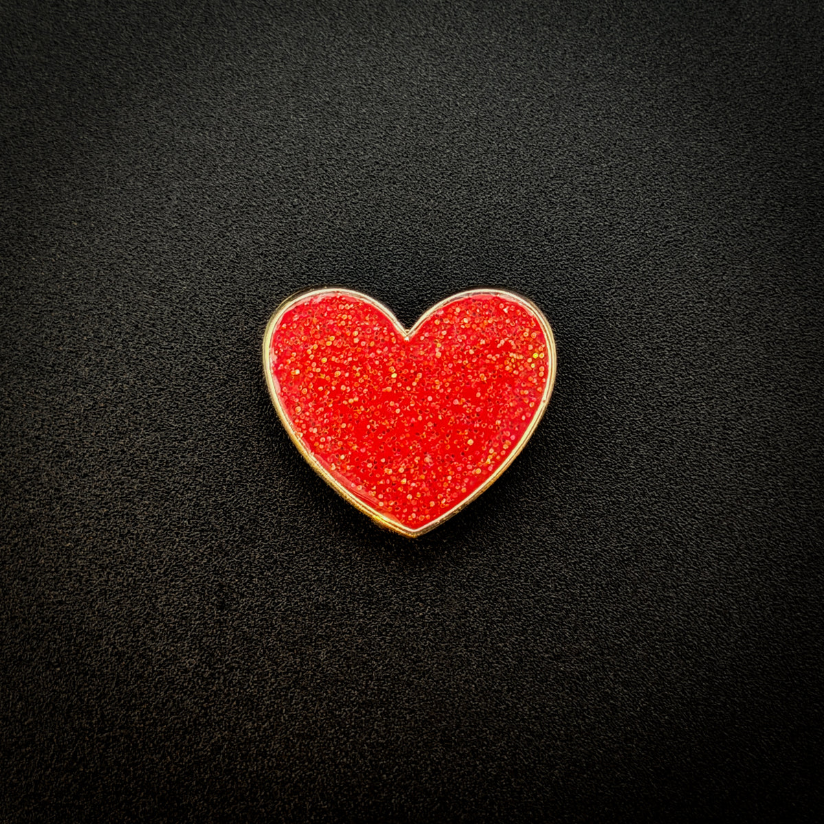 ROTES GLITZER HERZ