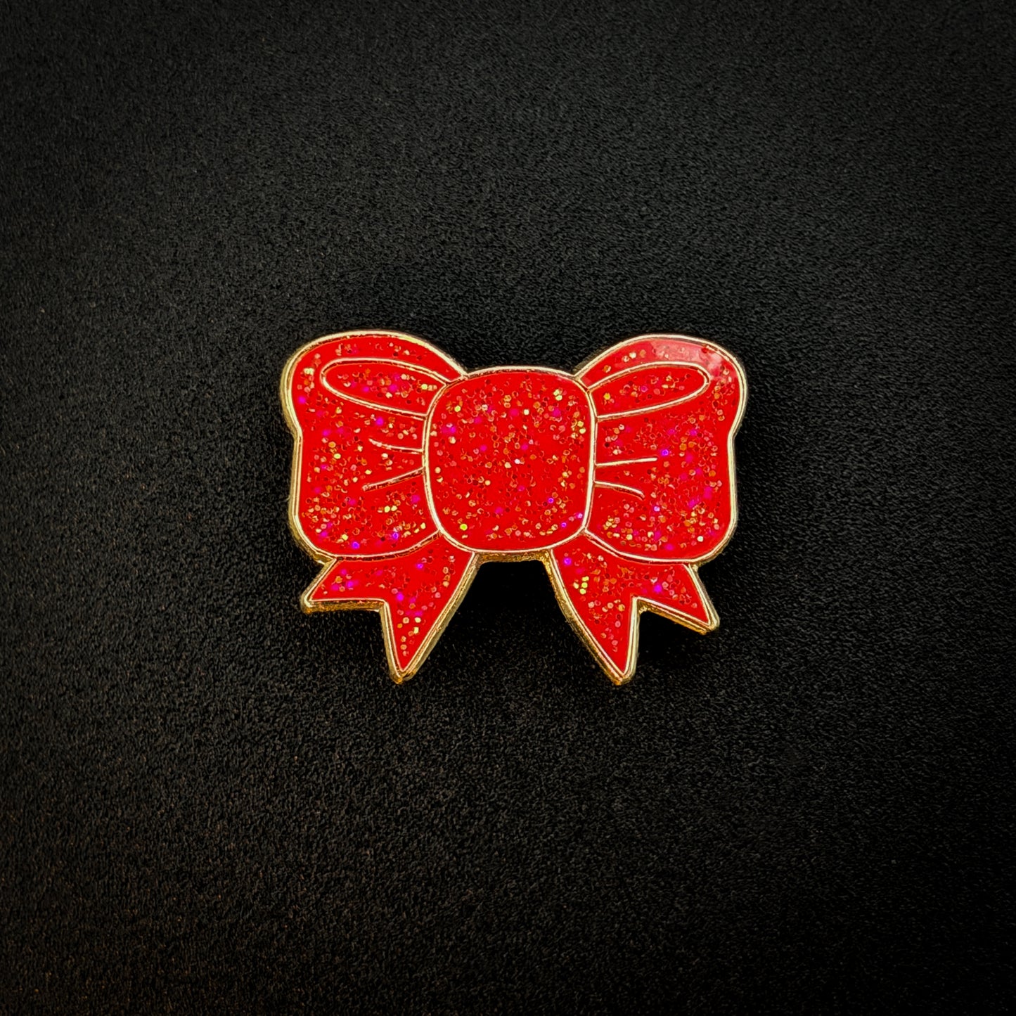 ROTE GLITZERSCHLEIFE