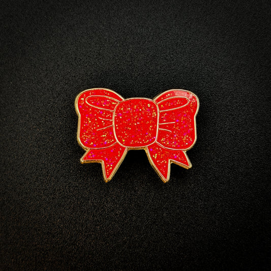 ROTE GLITZERSCHLEIFE